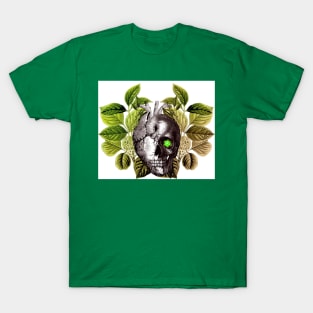 Heart Skull Greenery T-Shirt